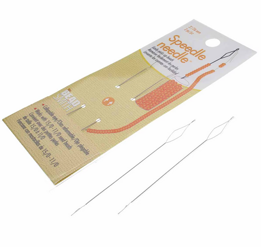 BNSPN75 Speedle Needle Barbed Needle by Beadsmith Pack of 2