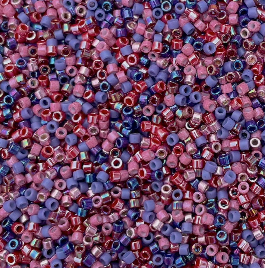 Berrilicious Mix DB-mix9004 Miyuki Delica 11/0 Japanese Cylinder Beads 10 grams