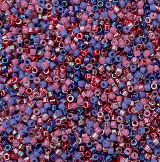 Berrilicious Mix DB-mix9004 Miyuki Delica 11/0 Japanese Cylinder Beads 10 grams