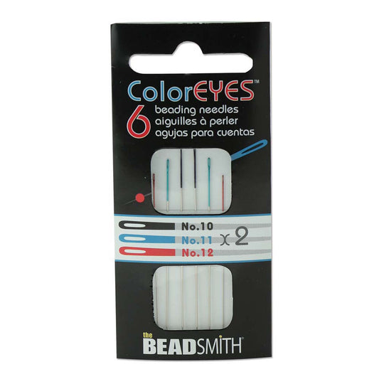 Colour Eyes 6 Assorted Beading Needles by Beadsmith