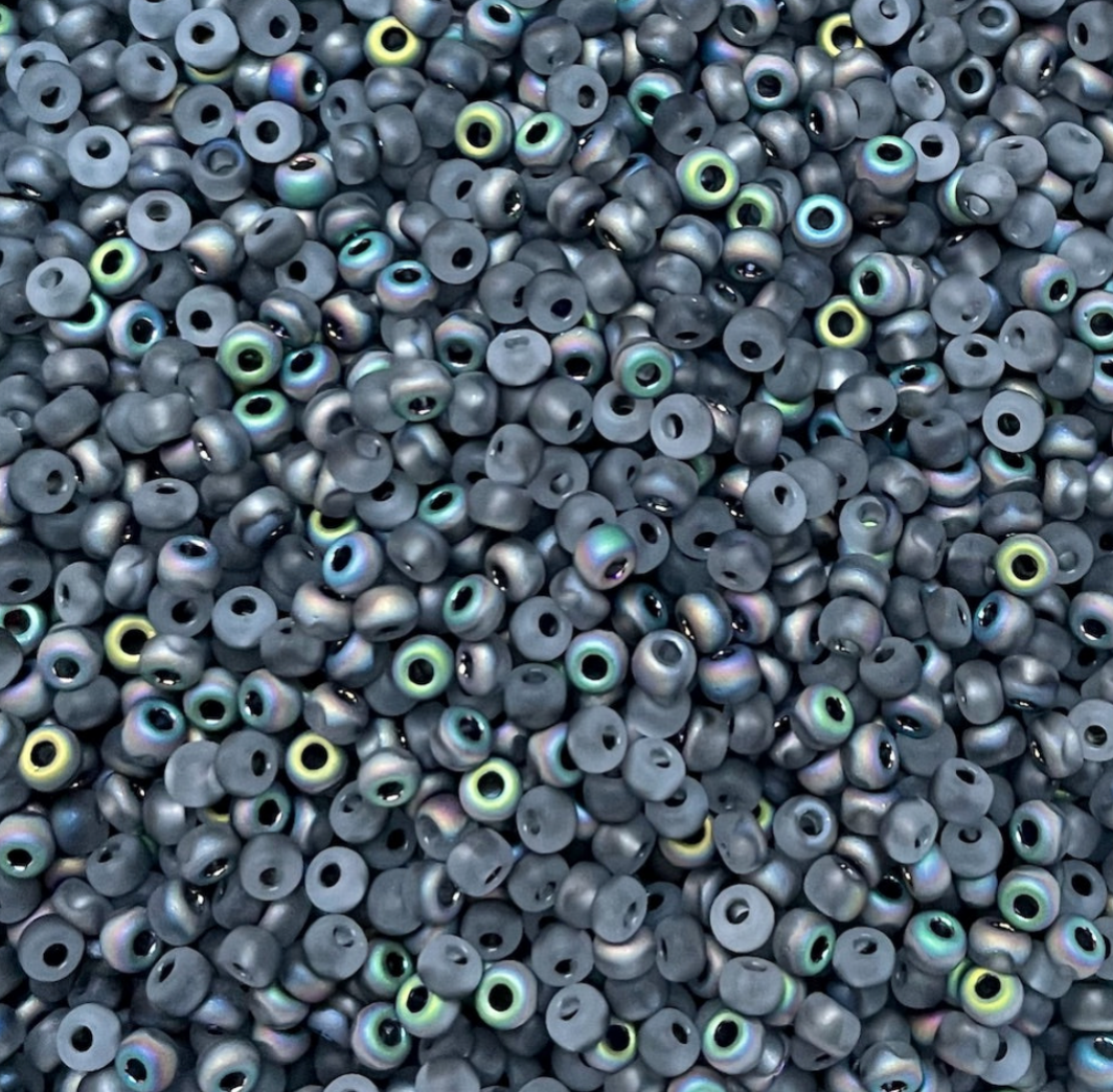 Crystal Vitrail Mat 8-4557 Miyuki 8/0 Round Japanese Seed Beads 20 grams