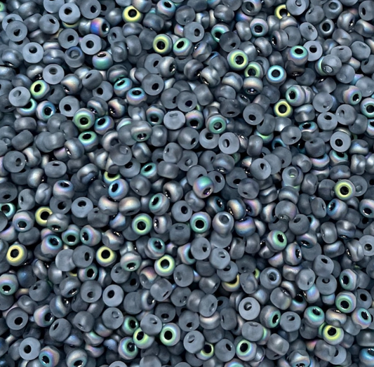 Crystal Vitrail Mat 8-4557 Miyuki 8/0 Round Japanese Seed Beads 20 grams