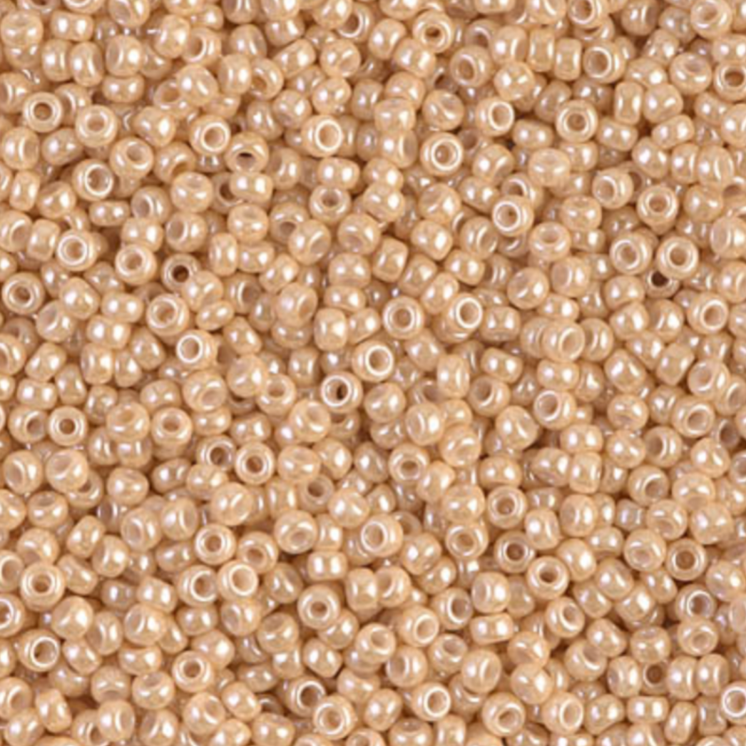 Dark Beige Ceylon 11-0593 Miyuki 11/0 Round Japanese Seed Beads 20 grams