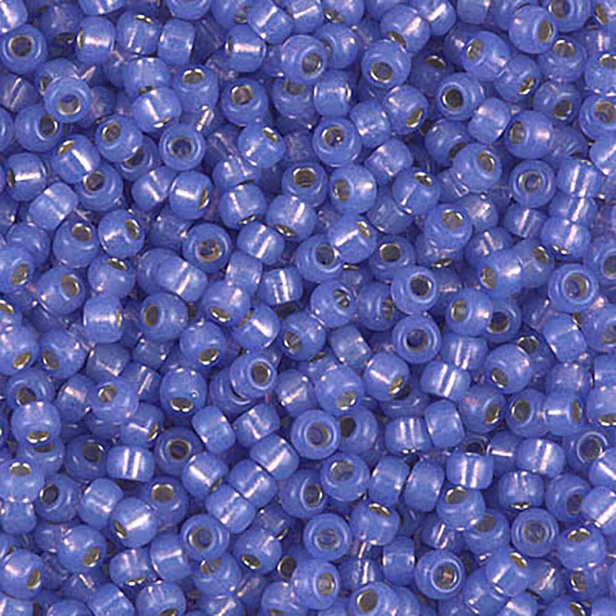 Dyed Violet Silver Lined Alabaster 8-0649 Miyuki 8/0 Round Japanese Seed Beads 20 grams