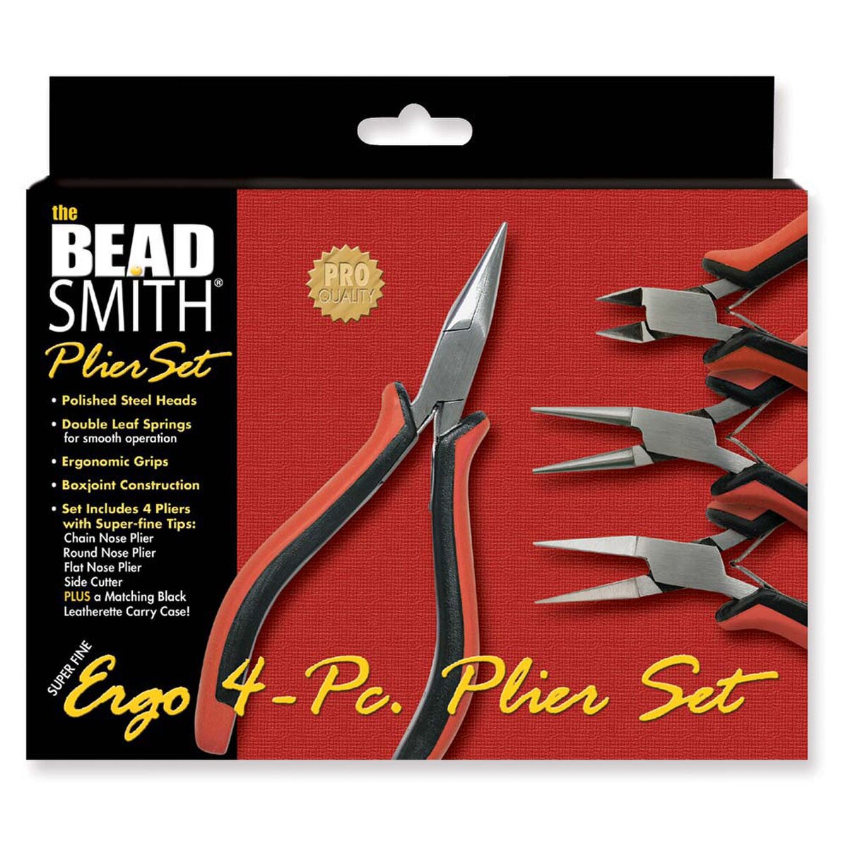 4 Piece Super Fine Ergo Pliers Set by Beadsmith
