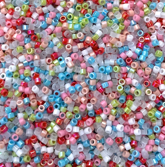 Fairway Mix DB-mix9118 Miyuki Delica 11/0 Japanese Cylinder Beads 10 grams
