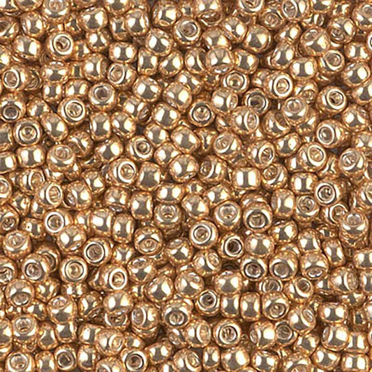 Galvanised Gold 8-1052 Miyuki 8/0 Round Japanese Seed Beads 20 grams
