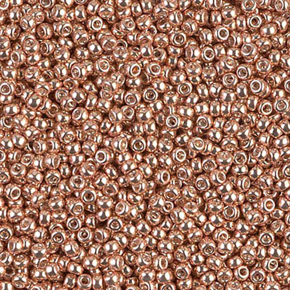Galvanised Light Beige 11-1072L Miyuki 11/0 Round Japanese Seed Beads 20 grams