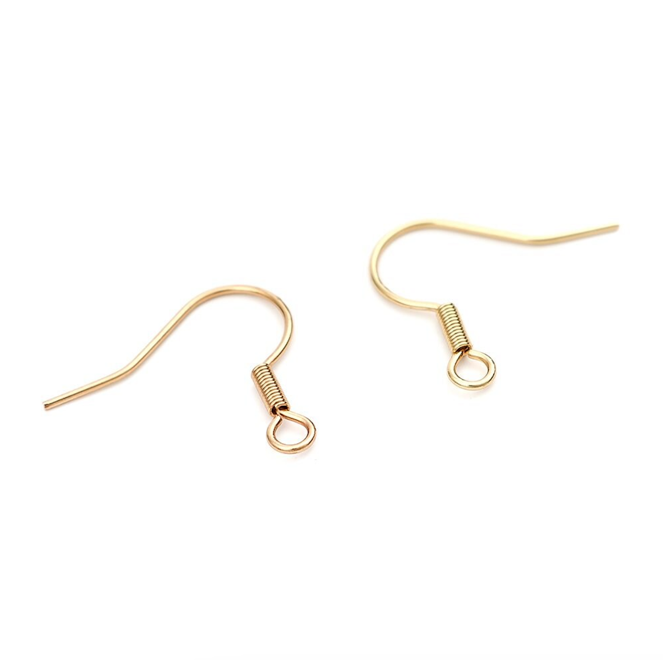 Gold Plated Stainless Steel Fishhook Ear wires Earrings Findings jewellery supplies