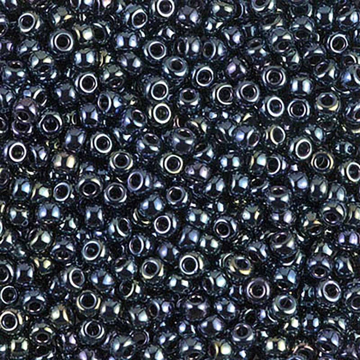 Gunmetal Iris 8-0456 Miyuki 8/0 Round Japanese Seed Beads 20 grams