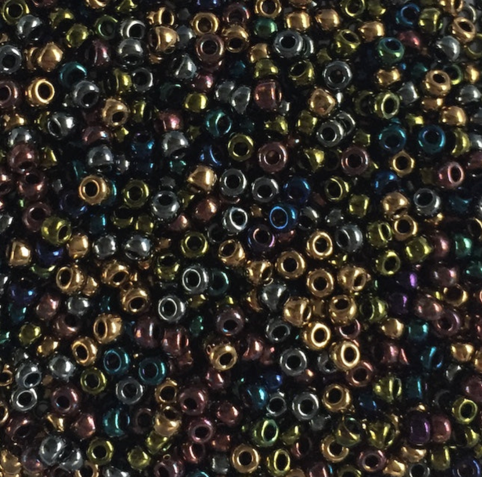 Heavy Metal Mix 8-mix23 Miyuki 8/0 Round Japanese Seed Beads 20 grams