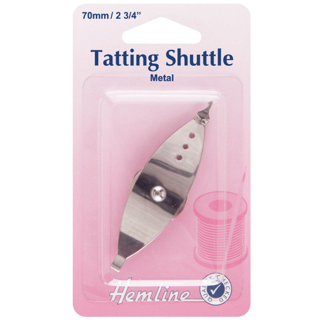 Hemline 70mm Metal Tatting Shuttle