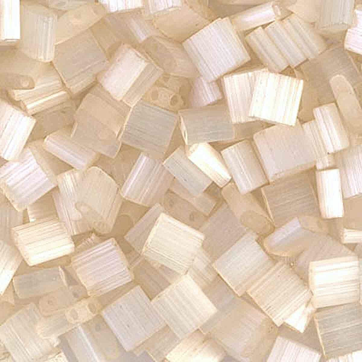 Ivory Mist Miyuki Tila Beads 8 grams