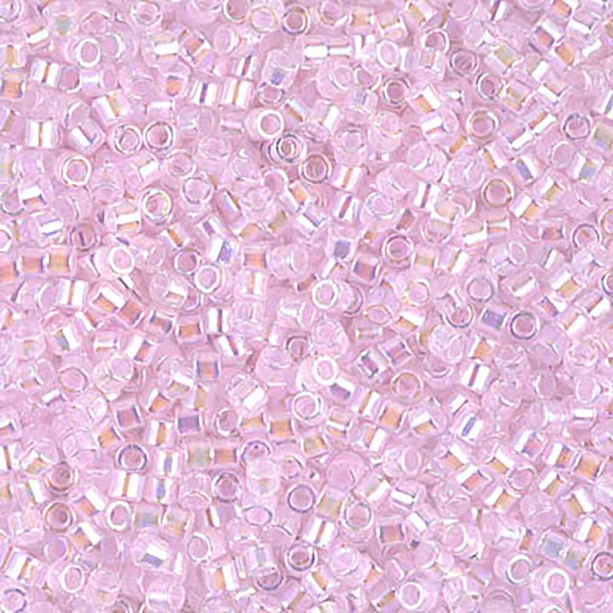 Lined Pale Pink DBM0055 Miyuki Delica 10/0 Japanese Cylinder Beads 10 grams