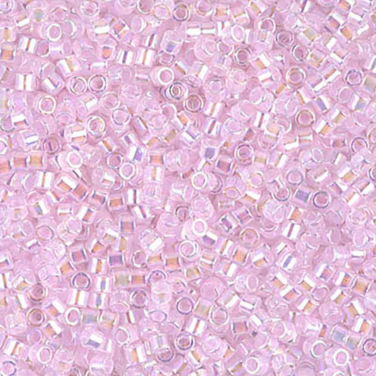 Lined Pale Pink DBM0055 Miyuki Delica 10/0 Japanese Cylinder Beads 10 grams