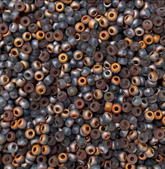 Matte Crystal Sunset 8-55027 Miyuki 8/0 Round Japanese Seed Beads 20 grams