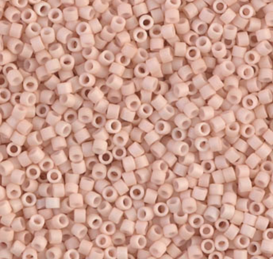 Matte Light Rose DB354 Miyuki Delica 11/0 Japanese Cylinder Beads 10 grams