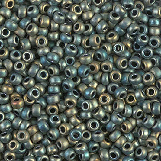 Matte Metallic Patina Iris 8-2008 Miyuki 8/0 Round Japanese Seed Beads 20 grams