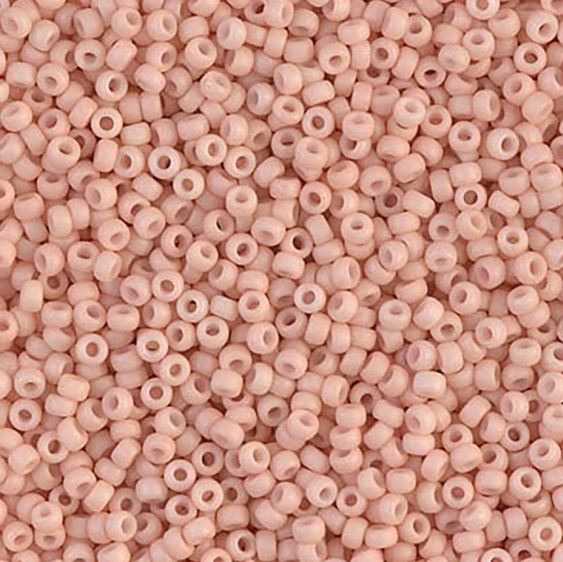 Matte Opaque Blush 11-2023 Miyuki 11/0 Round Japanese Seed Beads 20 grams