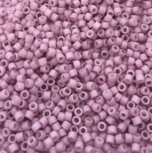 Matte Rose DB355 Miyuki Delica 11/0 Japanese Cylinder Beads 10 grams