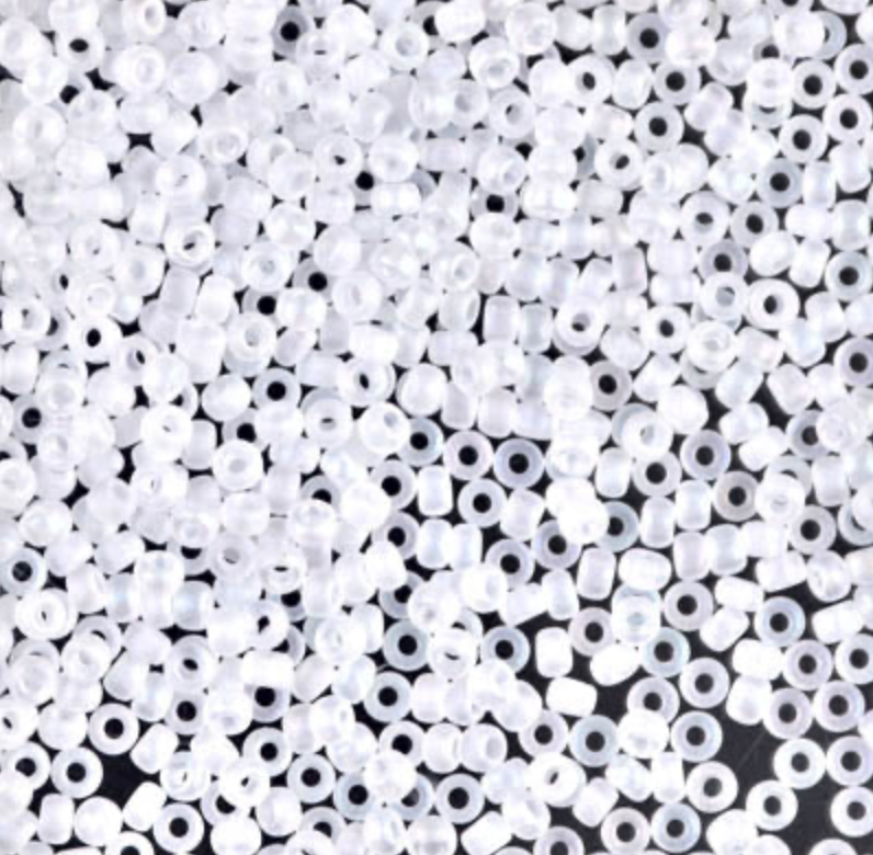 Matte Transparent Crystal AB 11-0131FR Miyuki 11/0 Round Japanese Seed Beads 20 grams