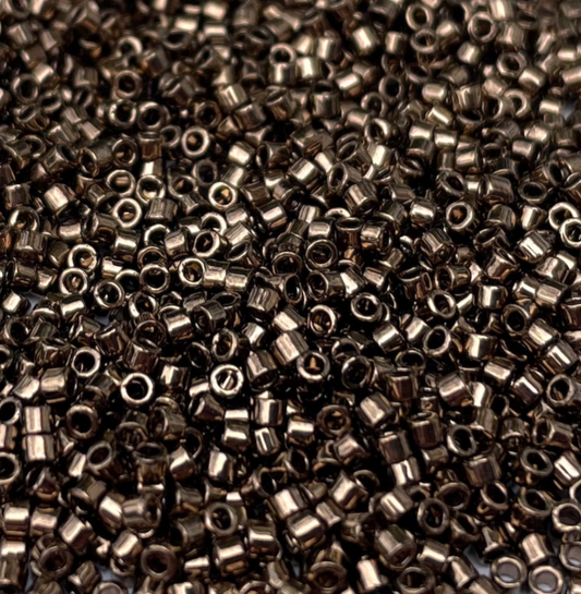 Metallic Bronze DB022 Miyuki Delica 11/0 Japanese Cylinder Beads 10 grams