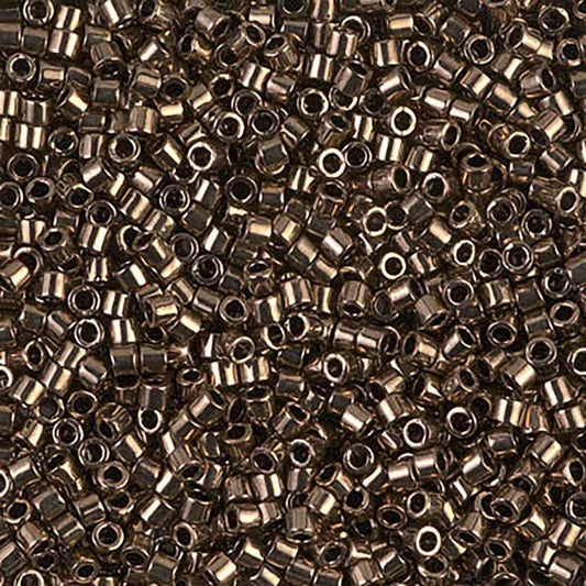Metallic Bronze DBM0022 Miyuki Delica 10/0 Japanese Cylinder Beads 10 grams