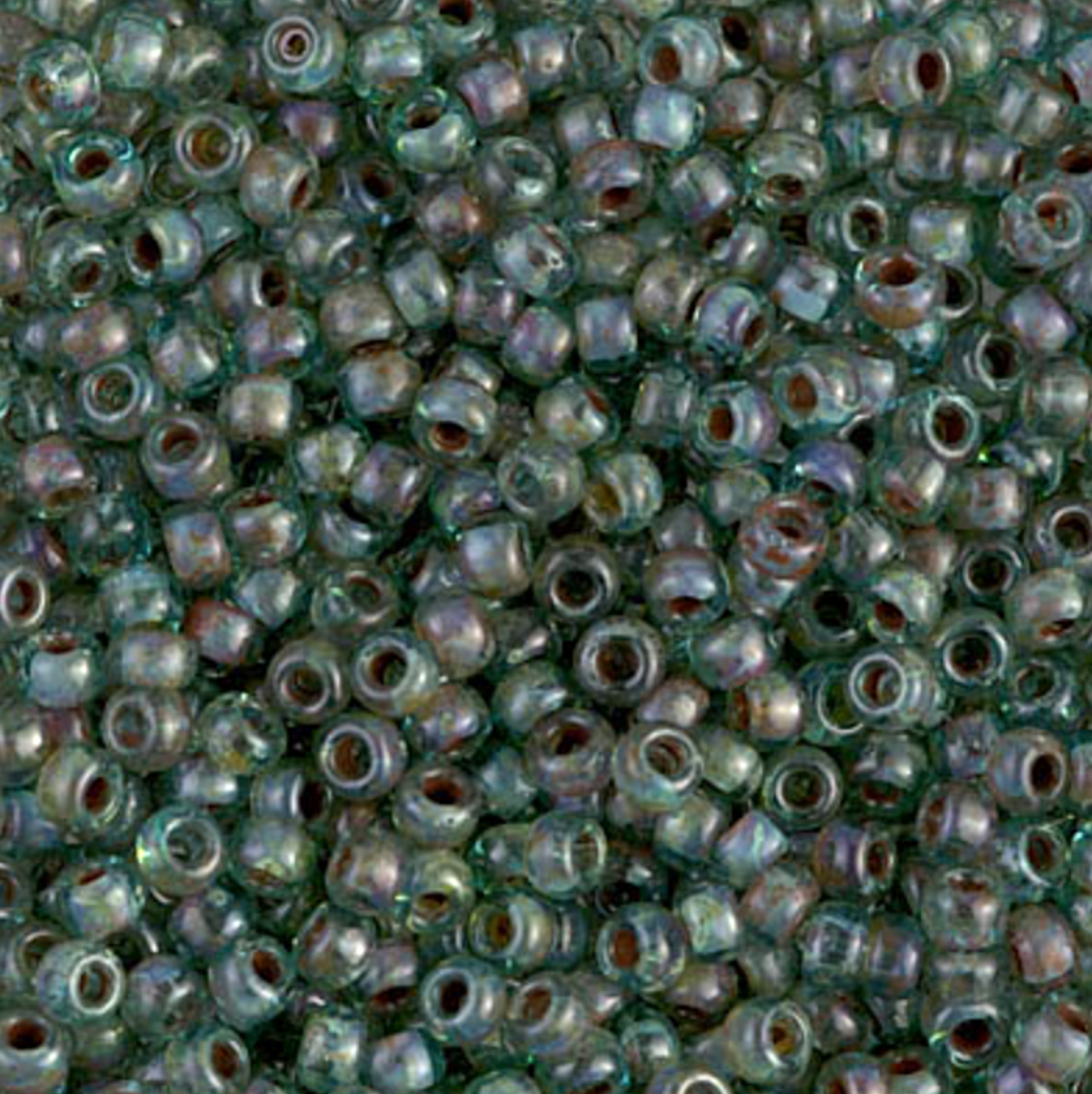 Olivine Transparent Picasso 8-4506 Miyuki 8/0 Round Japanese Seed Beads 20 grams