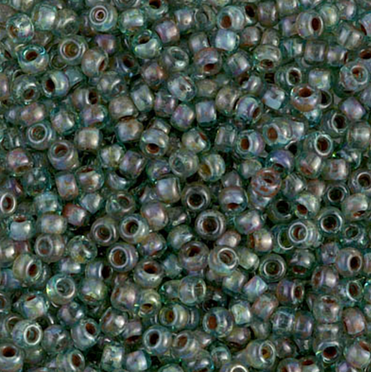 Olivine Transparent Picasso 8-4506 Miyuki 8/0 Round Japanese Seed Beads 20 grams