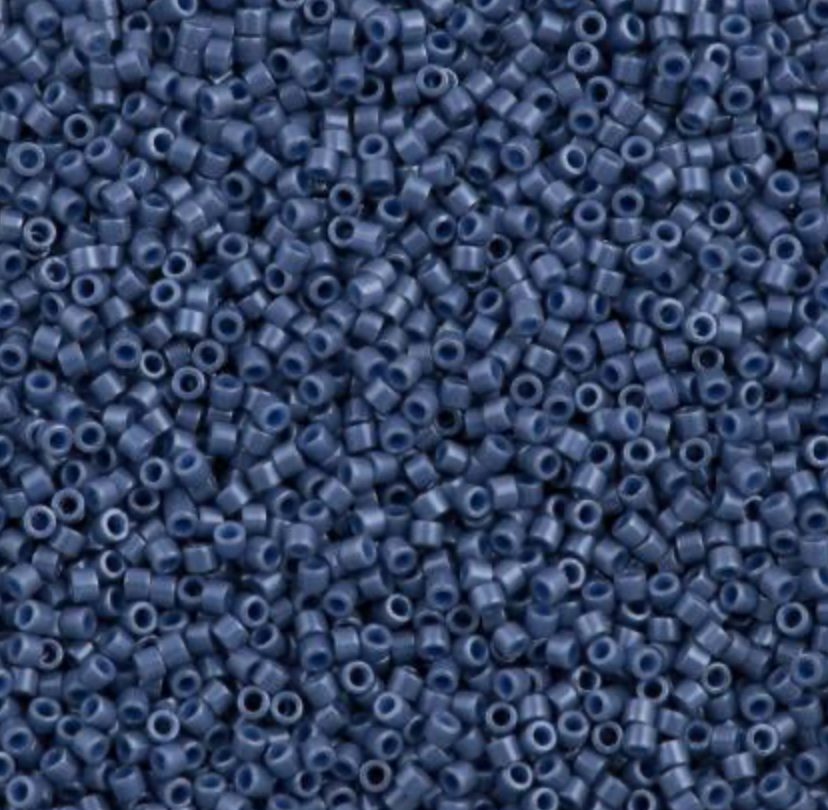 Opaque Blueberry Luster DB267 Miyuki Delica 11/0 Japanese Cylinder Beads 10 grams