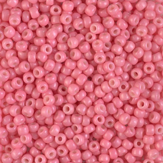 Opaque Bubble Gum Dyed Duracoat 8-4465 Miyuki 8/0 Round Japanese Seed Beads 20 grams