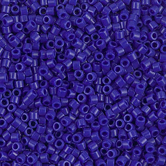Opaque Cobalt DBM0726 Miyuki Delica 10/0 Japanese Cylinder Beads 10 grams