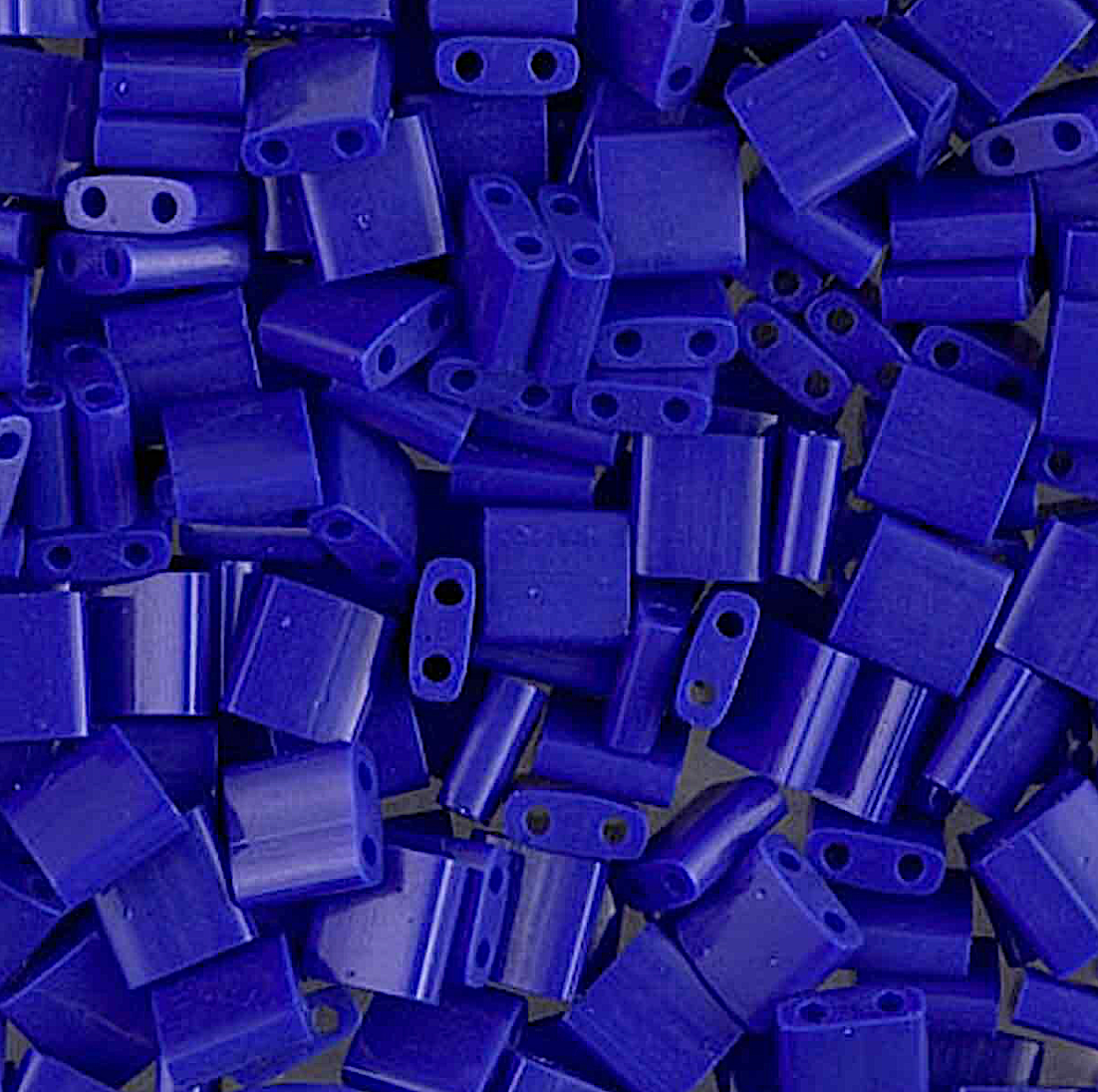 Opaque Cobalt Miyuki Tila Beads 8 grams