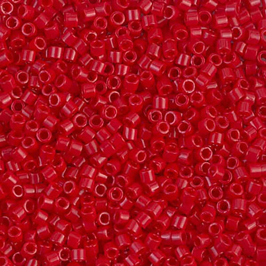 Opaque Dark Cranberry DBM0723 Miyuki Delica 10/0 Japanese Cylinder Beads 10 grams