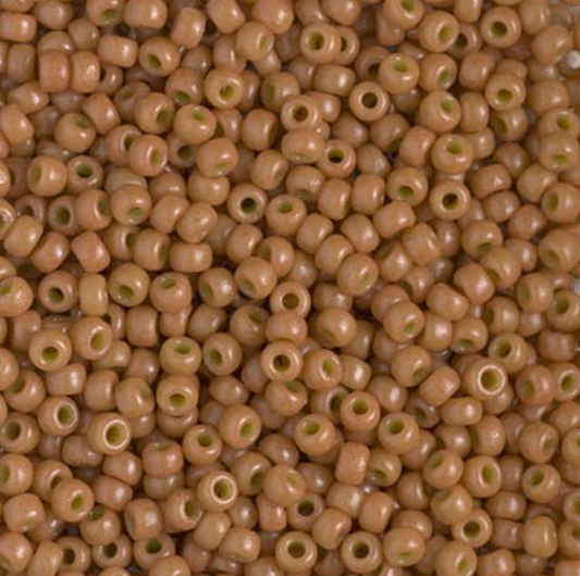 Opaque Dyed Creamy Coral Duracoat 8-4457 Miyuki 8/0 Round Japanese Seed Beads 20 grams