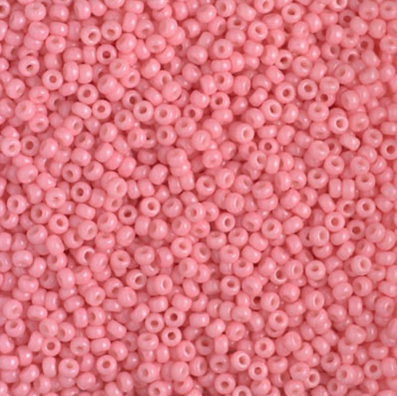 Opaque Dyed Pink Duracoat 11-4463 Miyuki 11/0 Round Japanese Seed Beads 20 grams