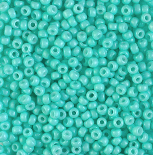 Opaque Dyed Seafoam Duracoat 8-4472 Miyuki 8/0 Round Japanese Seed Beads 20 grams