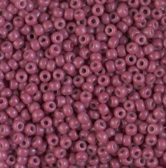 Opaque Dyed Violet Duracoat 8-4468 Miyuki 8/0 Round Japanese Seed Beads 20 grams