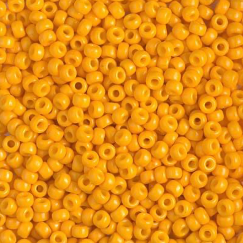 Opaque Dyed Yellow Duracoat 8-4453 Miyuki 8/0 Round Japanese Seed Beads 20 grams