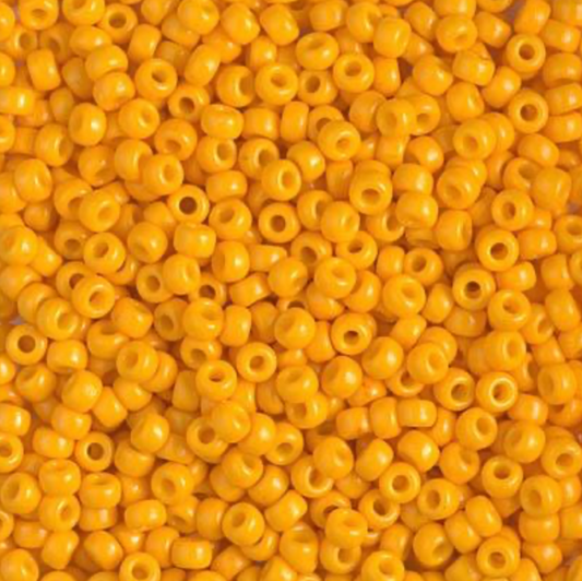 Opaque Dyed Yellow Duracoat 8-4453 Miyuki 8/0 Round Japanese Seed Beads 20 grams