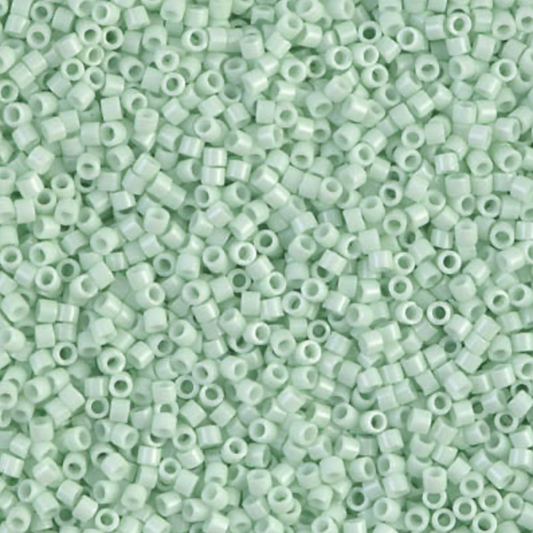 Opaque Light Mint DB1496 Miyuki Delica 11/0 Japanese Cylinder Beads 10 grams
