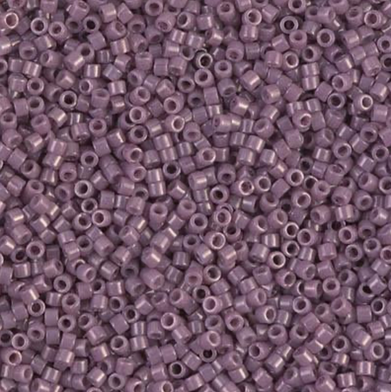 Opaque Mauve Luster DB265 Miyuki Delica 11/0 Japanese Cylinder Beads 10 grams