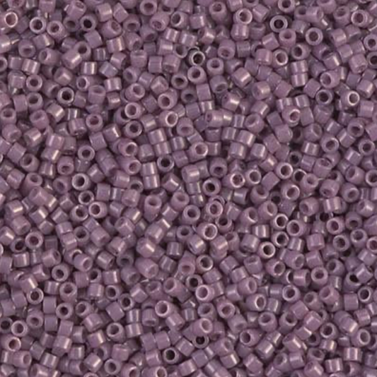 Opaque Mauve Luster DB265 Miyuki Delica 11/0 Japanese Cylinder Beads 10 grams