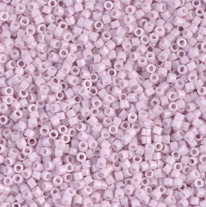 Opaque Pale Rose DB1494 Miyuki Delica 11/0 Japanese Cylinder Beads 10 grams