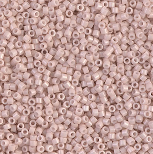 Opaque Pink Champagne DB1495 Miyuki Delica 11/0 Japanese Cylinder Beads 10 grams