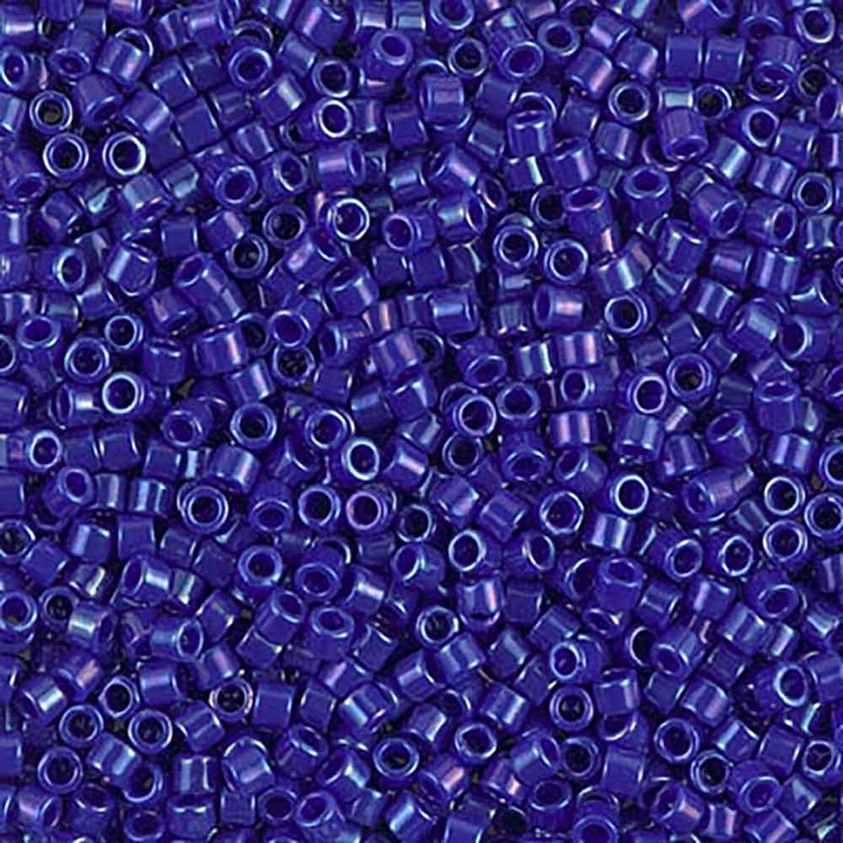Opaque Royal Blue Luster DBM0216 Miyuki Delica 10/0 Japanese Cylinder Beads 10 grams