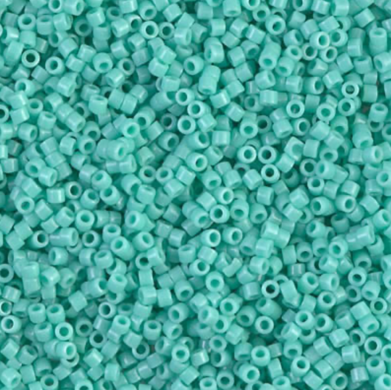 Opaque Sea Opal DB1136 Miyuki Delica 11/0 Japanese Cylinder Beads 10 grams