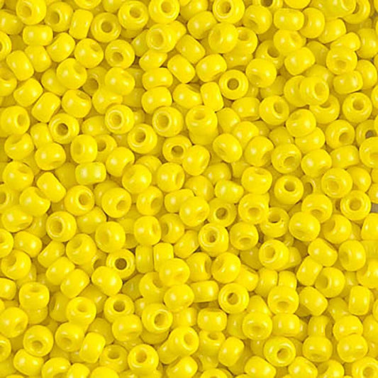 Opaque Yellow 8-0404 Miyuki 8/0 Round Japanese Seed Beads 20 grams