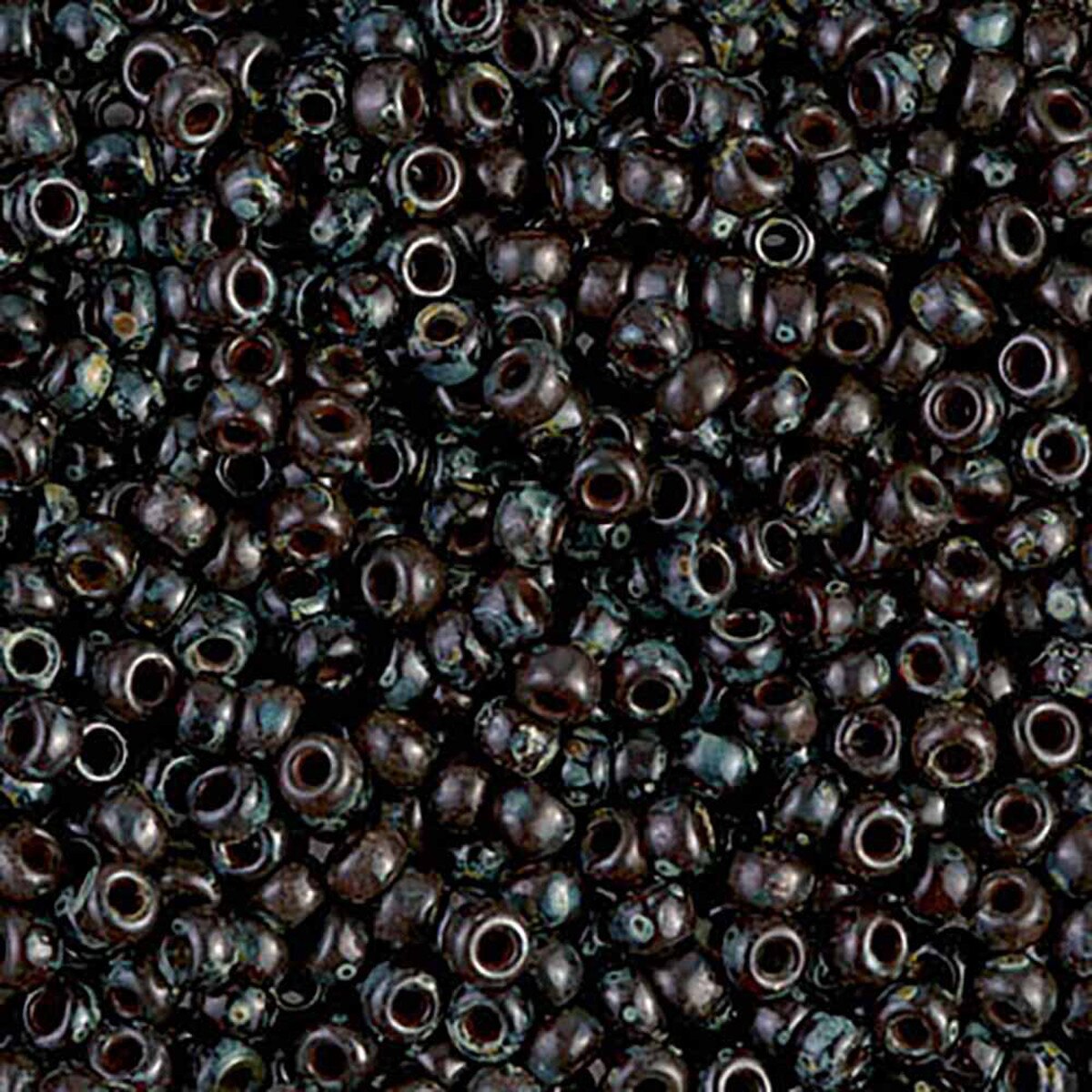Picasso Garnet Transparent 8-4504 Miyuki 8/0 Round Japanese Seed Beads 20 grams