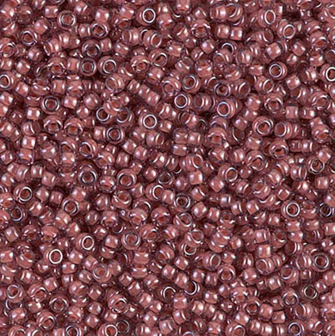 Rose Lined Amethyst 11-0364 Miyuki 11/0 Round Japanese Seed Beads 20 grams